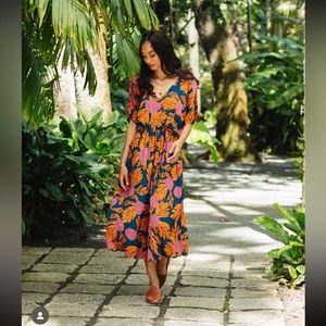 NWT Ava Sky XS Jumper Kamala in ulu indigo.